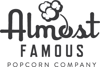 Almost Famous Popcorn logo